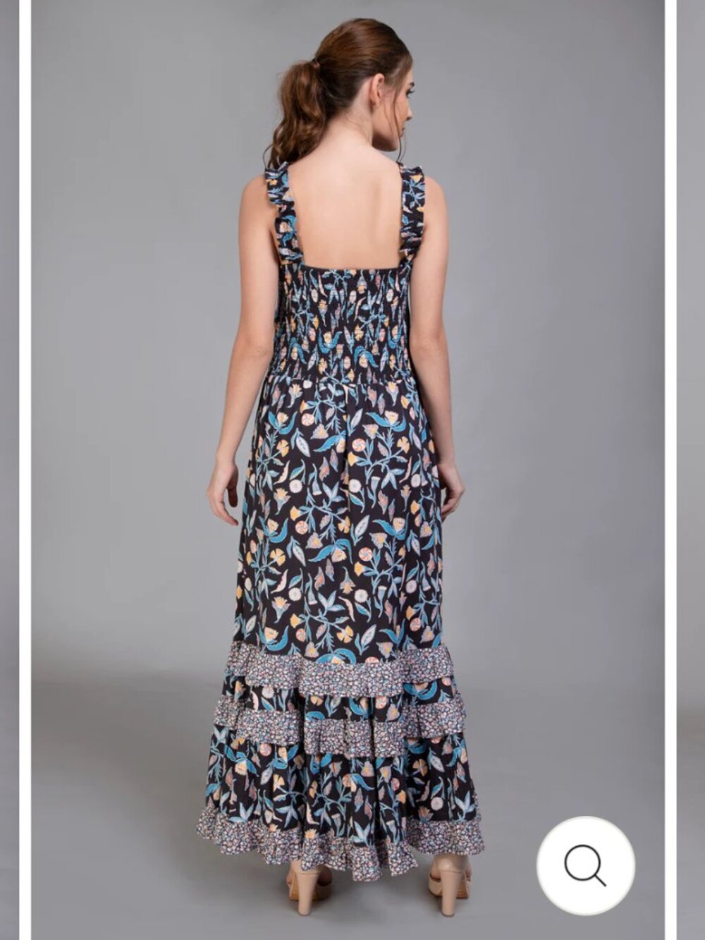 Universal Thread Floral Ruffle Maxi Dress Size S - Picture 16 of 16